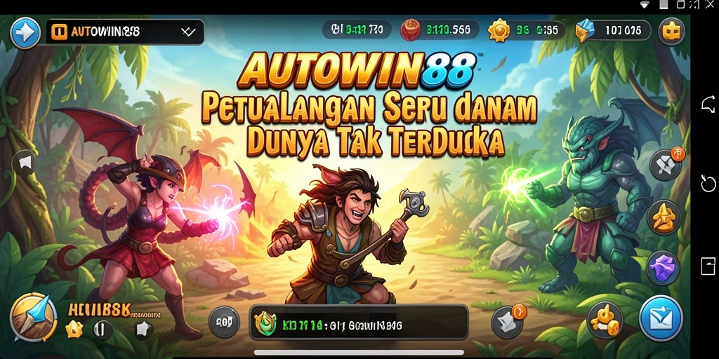 Gameplay seru AUTOWIN88 dengan petualangan yang menantang.