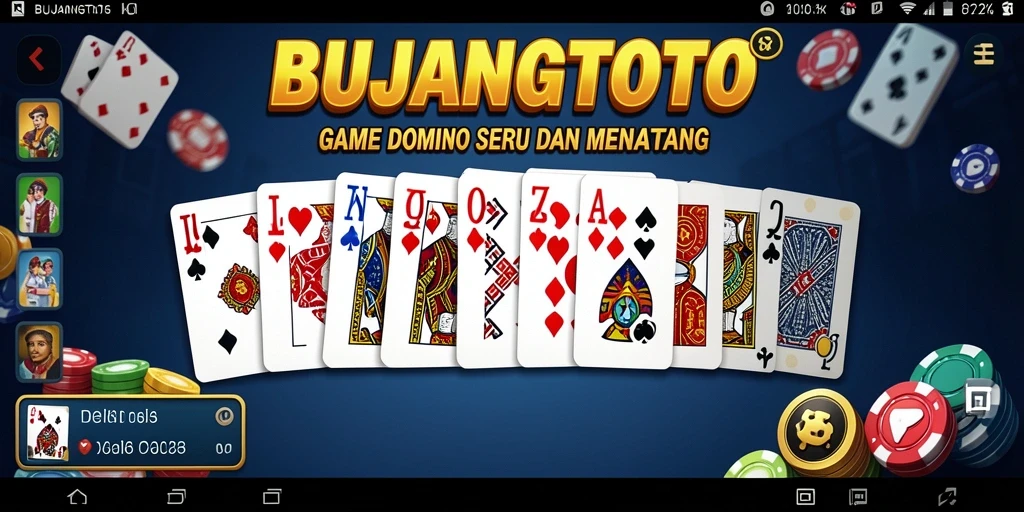 Tampilan menarik dalam gameplay Domino yang seru.