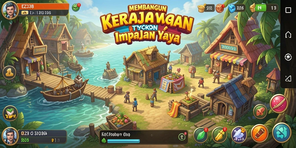 Tampilan gameplay EZ338 yang menarik dengan grafik yang memukau.