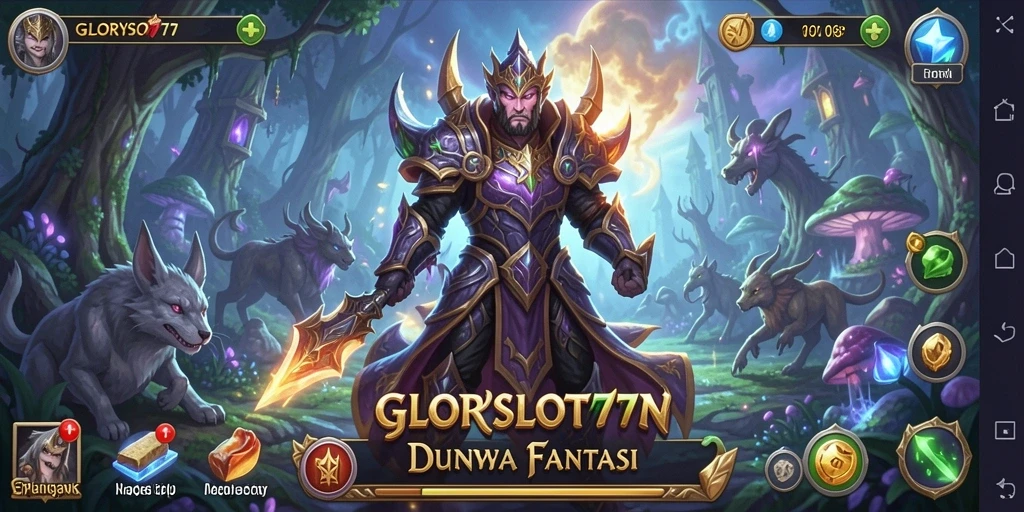 Tampilan seru dari gameplay GLORYSLOT777 yang penuh aksi RPG.