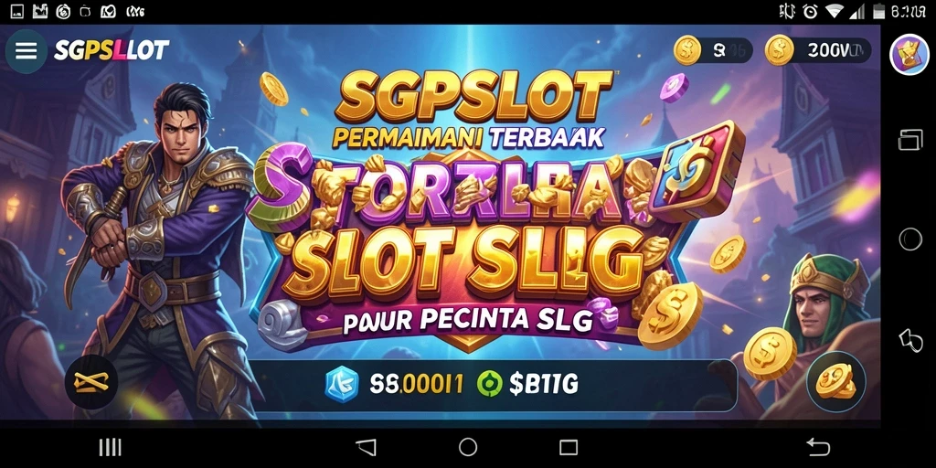 Tampilan gameplay seru dalam SGPSLOT yang memadukan slot dan strategi.