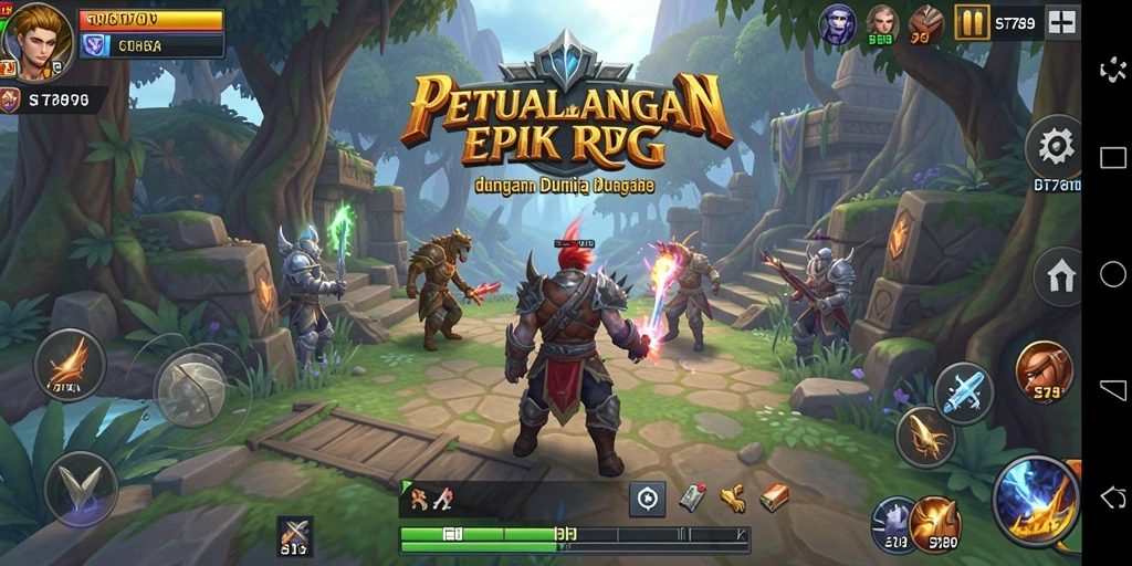 Gameplay menegangkan di dunia RPG ST789.