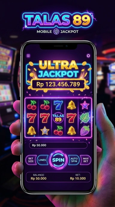 Tampilan antarmuka talas89 yang menarik dan mudah digunakan.